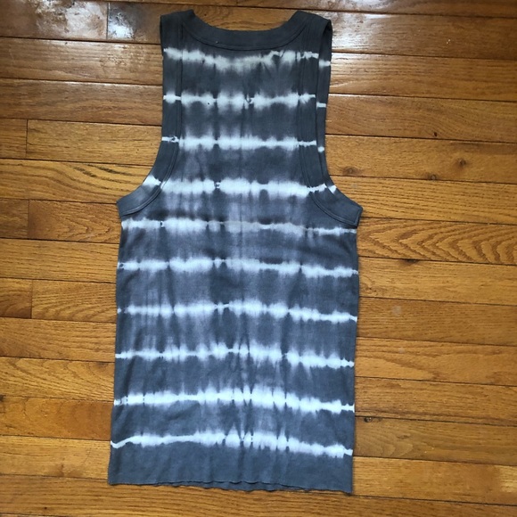 Woman’s Aerie Stretch Tank Top Size M Pewter/White Top - Picture 11 of 11